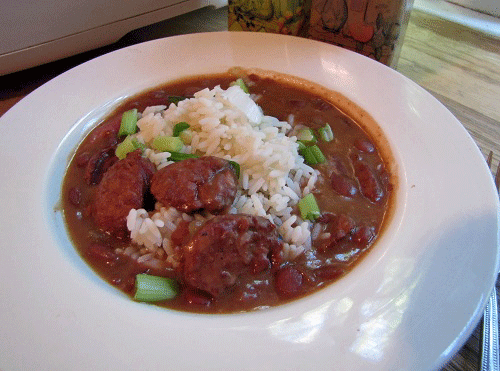 Creole red beans and rice