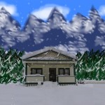 Little House in the Snowy Woods