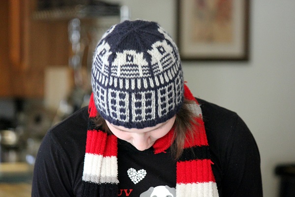 Dr. Who knitted hat