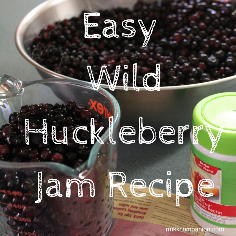 Wild Huckleberry Jam Recipe