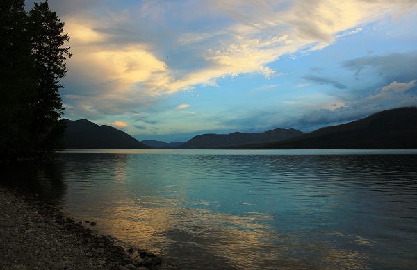 Sunset on Lake McDonald, Glacier National Park - RMKK Companion
